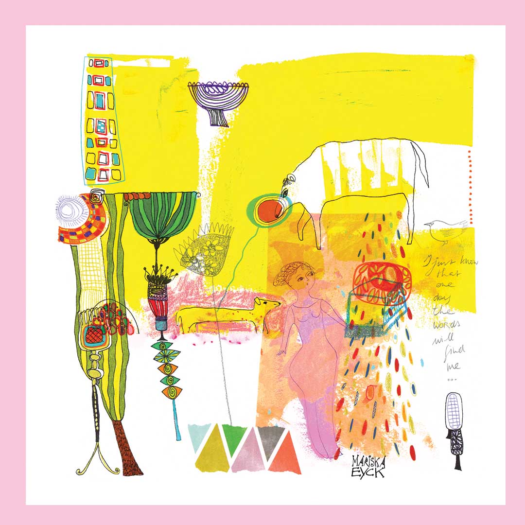 I will find the words, fine art giclée print