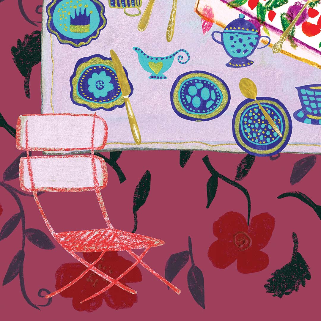 Who do you invite at your table? high quality fine art print