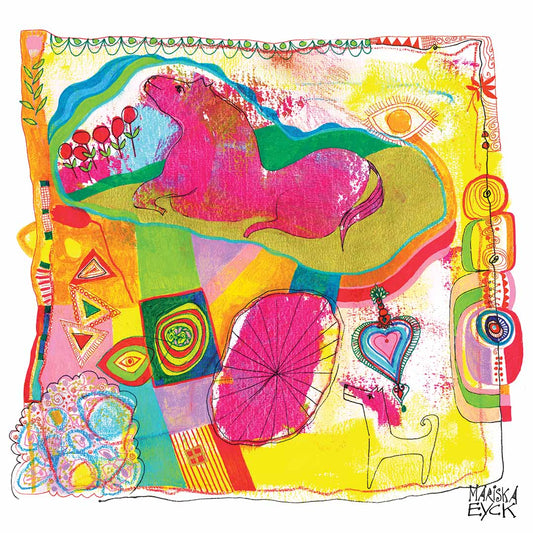 Happy horse. fine art giclée print
