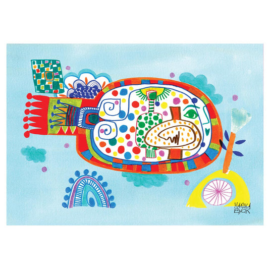 Color Fish, fine art giclée print