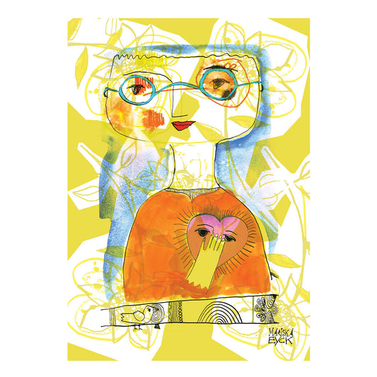 Holding my heart, fine art giclée print
