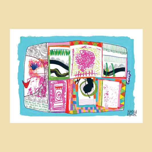 A whale's story, fine art giclée print
