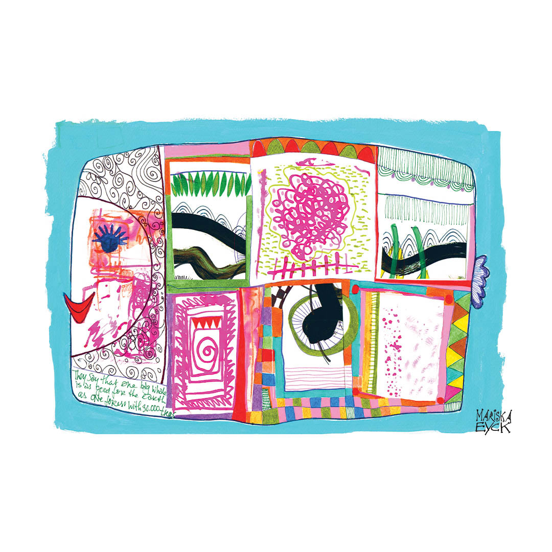A whale's story, fine art giclée print