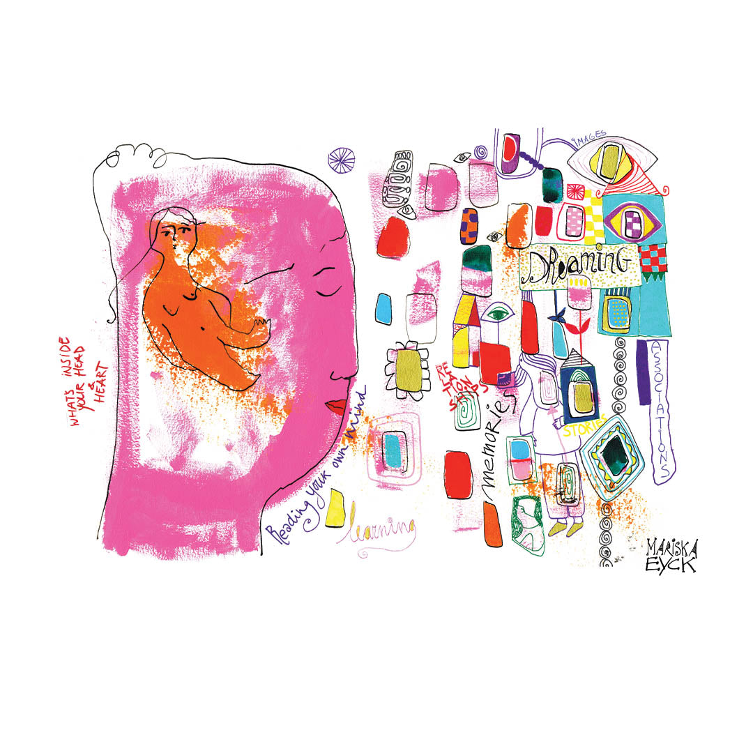 What's inside your head and heart? fine art giclée print