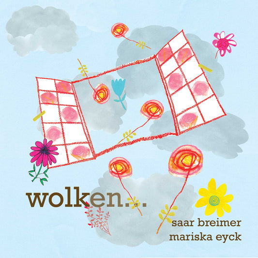 'WOLKEN', illustrated poems of Saar Breimer, a happy art zine