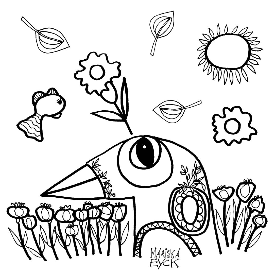 Look, animals! a happy art zine