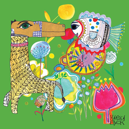 Funny animals, fine art giclée print