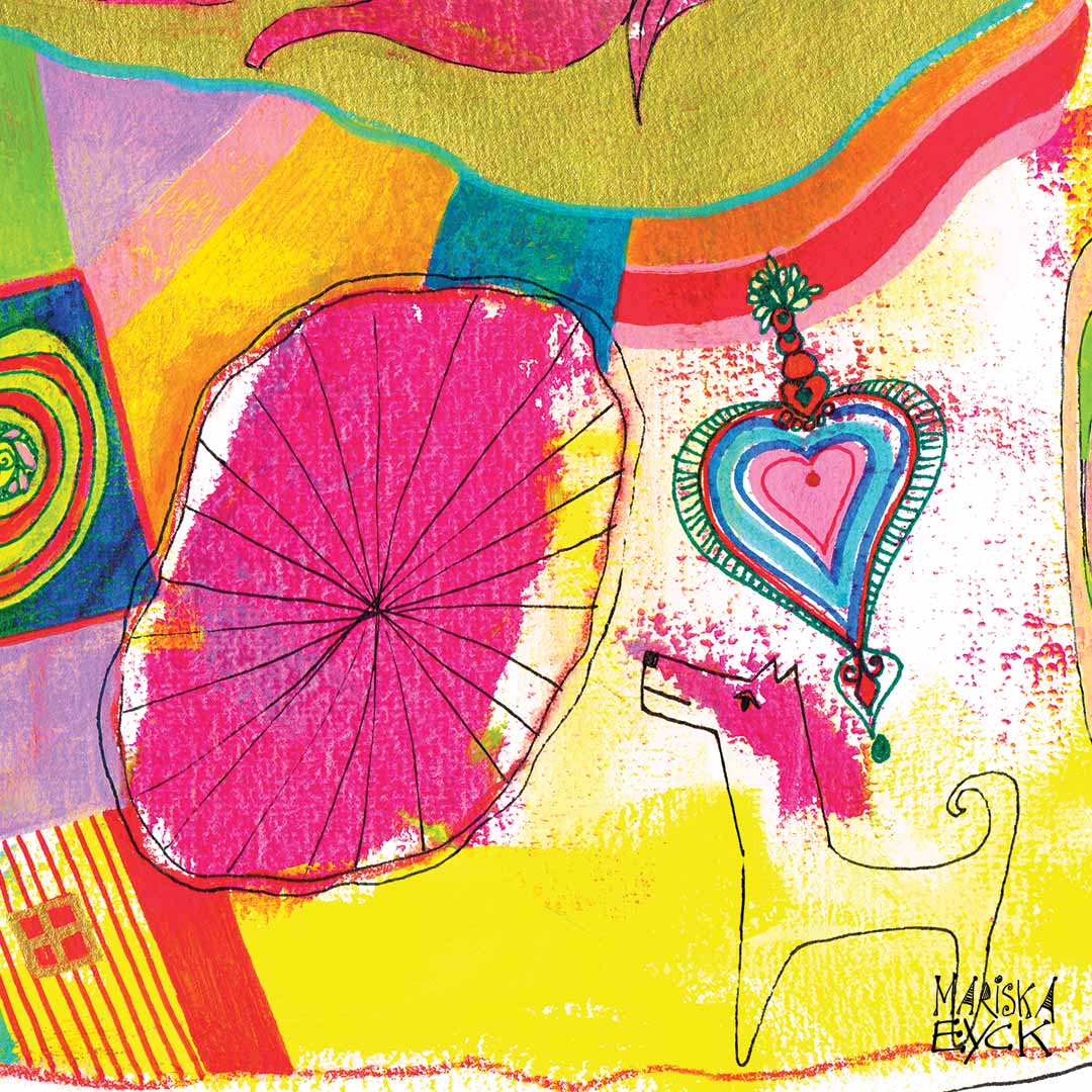 Happy horse. fine art giclée print