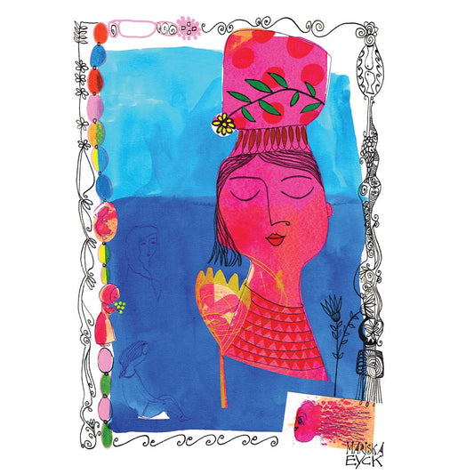 the pink lady,  fine art giclée print