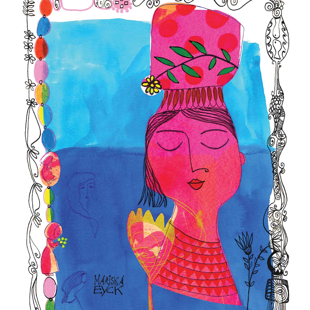 the pink lady,  fine art giclée print