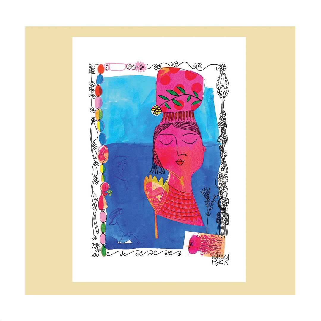 the pink lady,  fine art giclée print