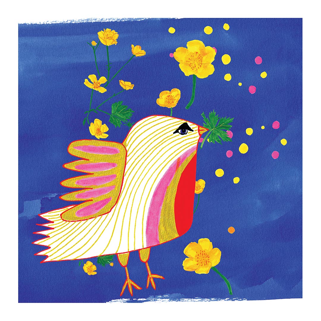 'WOLKEN', illustrated poems of Saar Breimer, a happy art zine