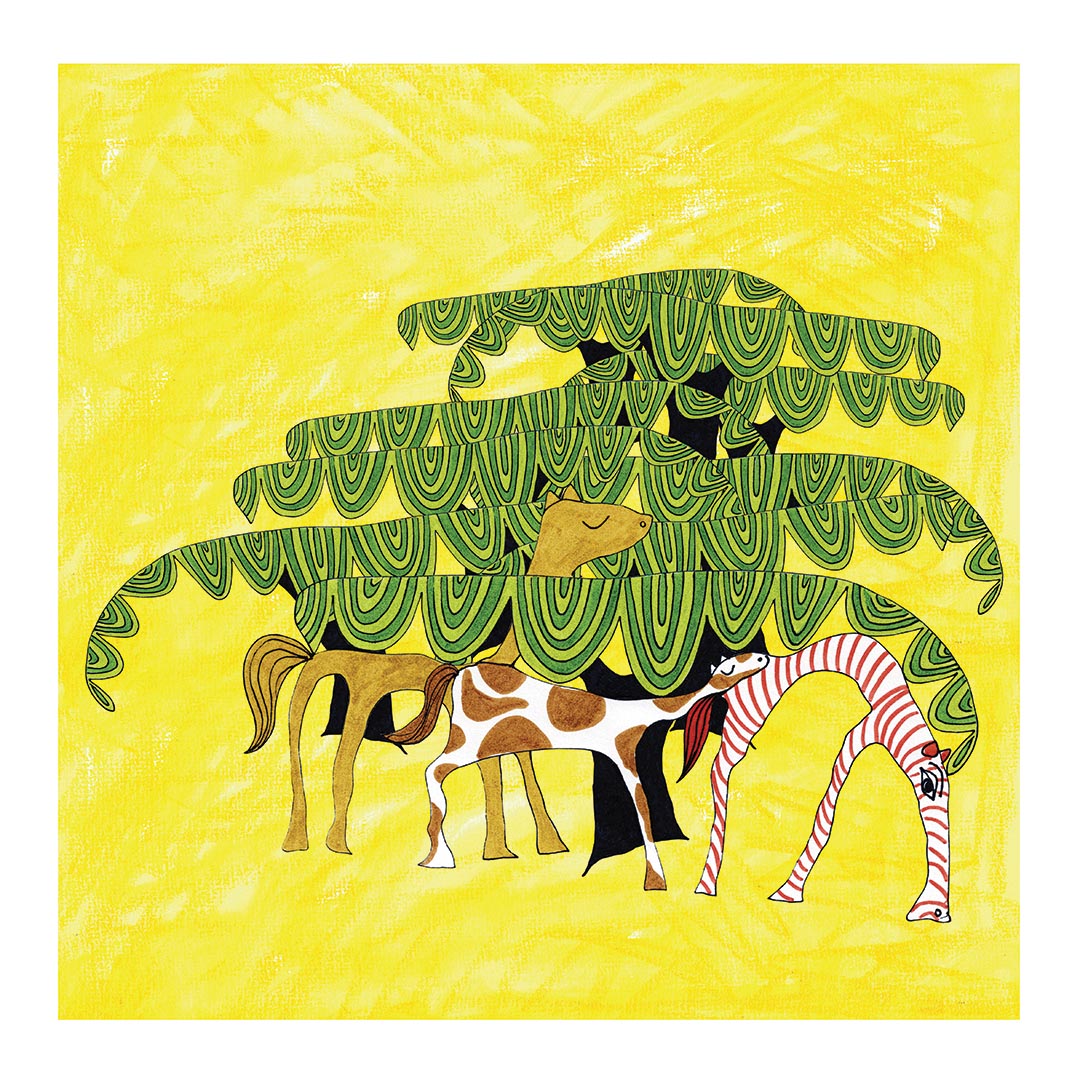 Look, animals! a happy art zine