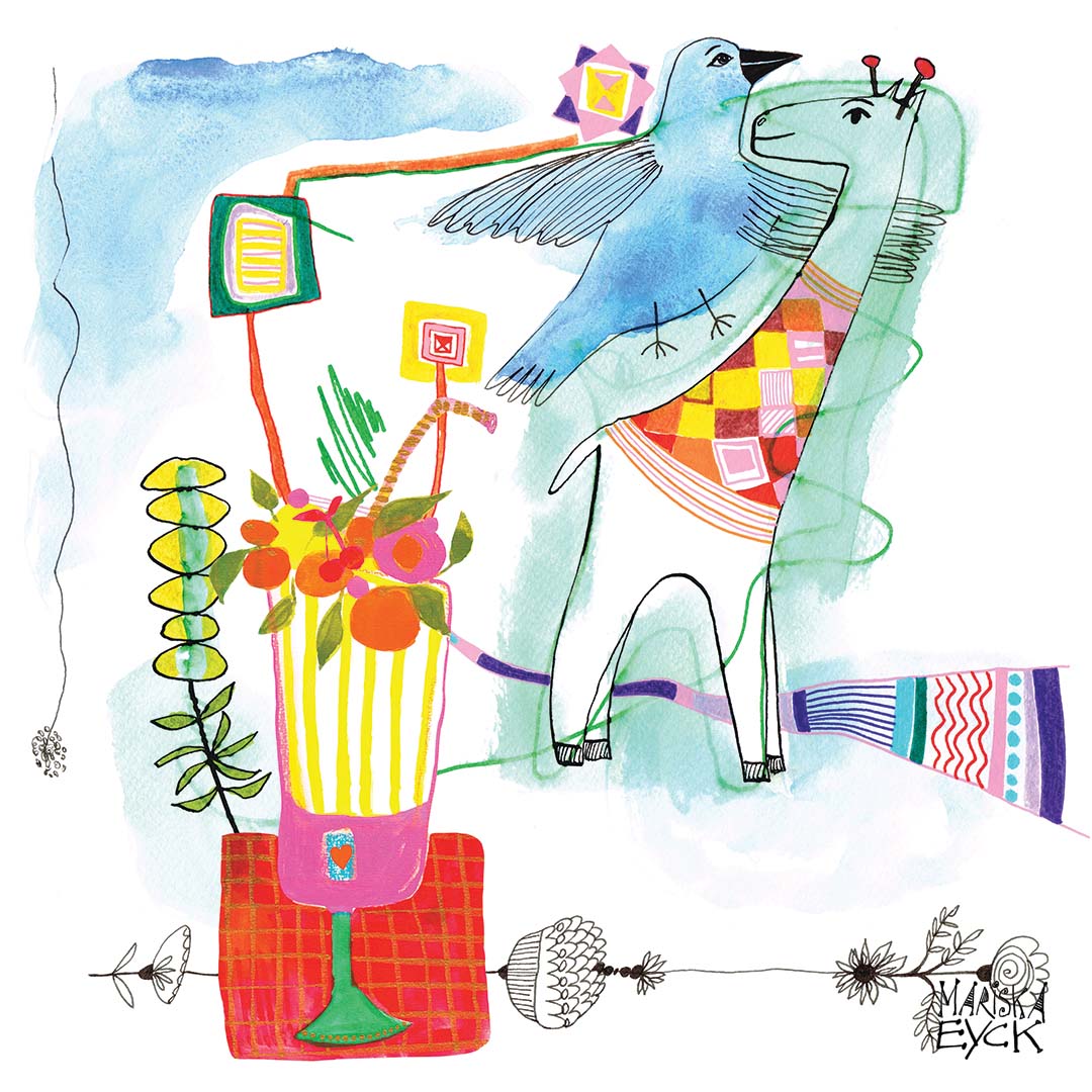 Look, animals! a happy art zine
