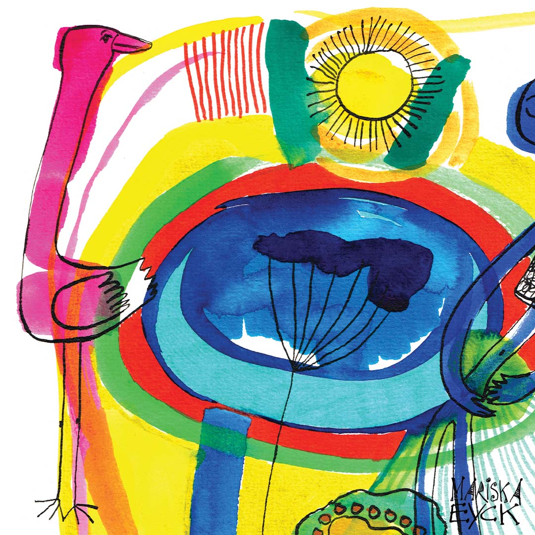 blue dancer,  fine art giclée print