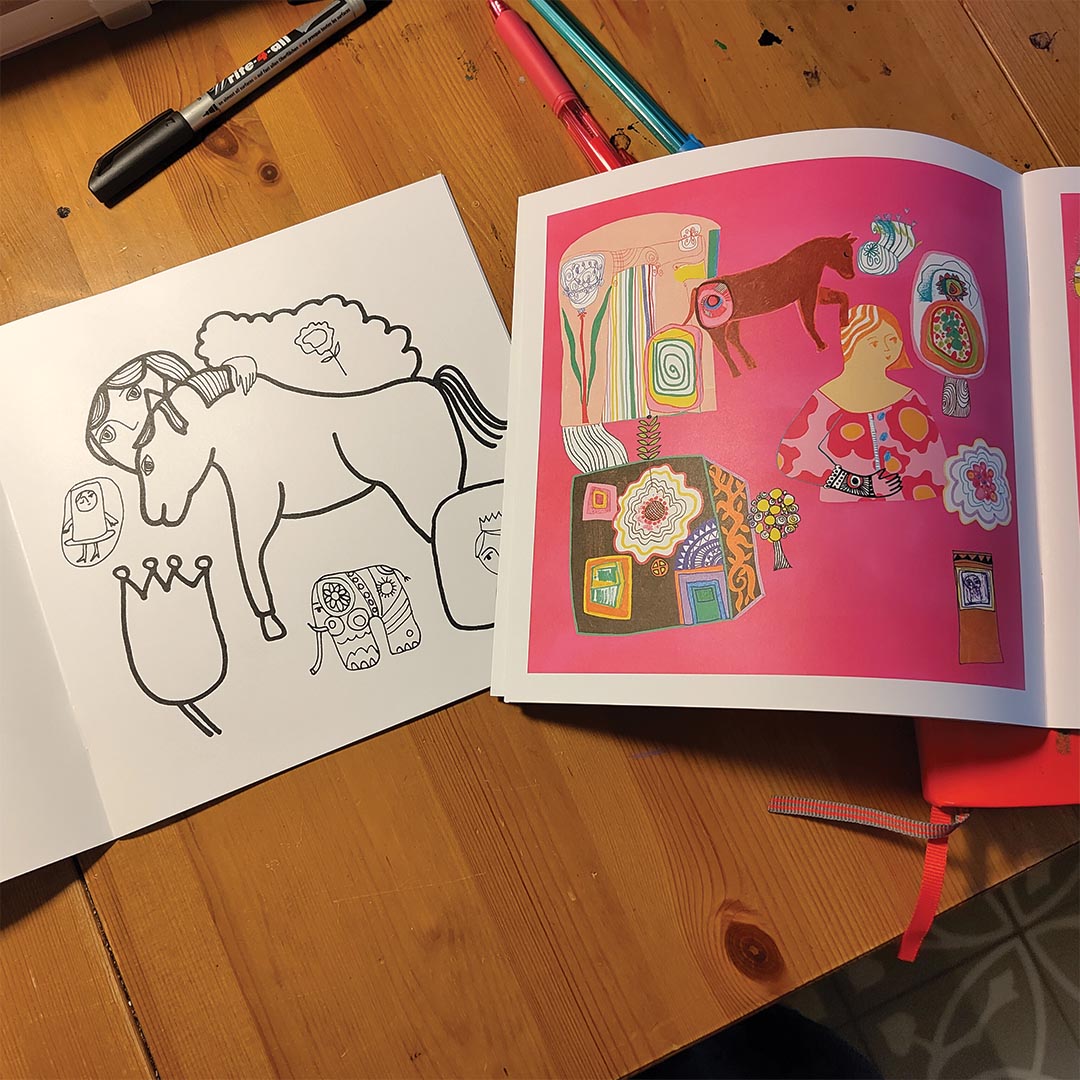 Look, animals! a happy art zine