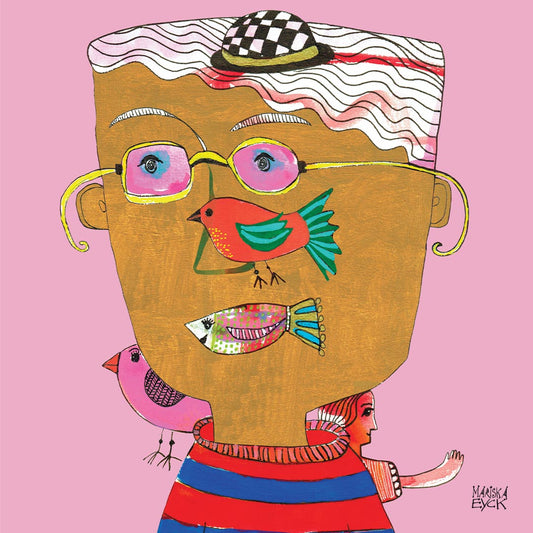 Fishing for compliments,  fine art giclée print