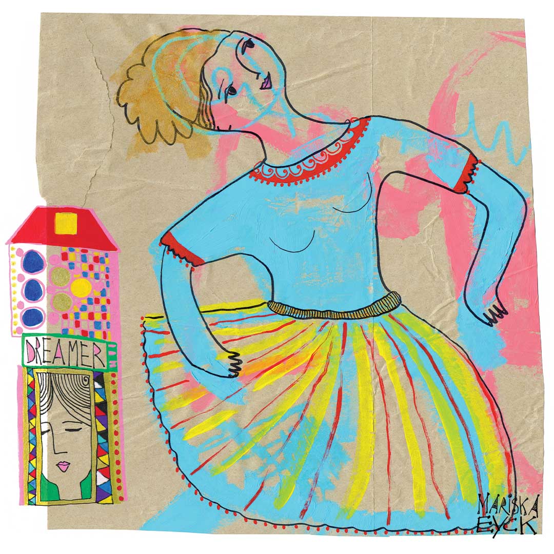 'WOLKEN', illustrated poems of Saar Breimer, a happy art zine