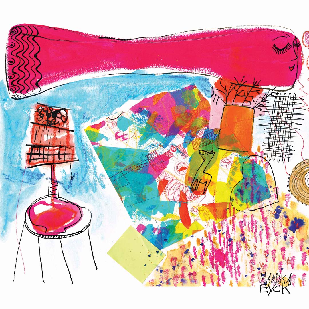 The Fish and the lamp, fine art giclée print