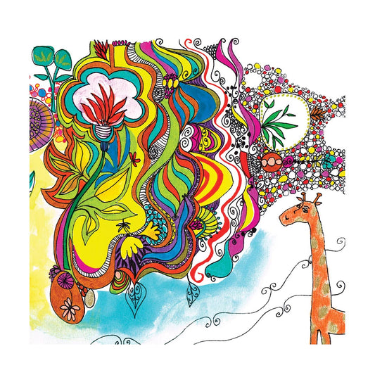 Giraffe, fine art giclé print