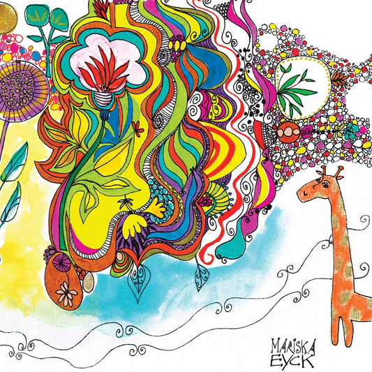 Giraffe, fine art giclé print