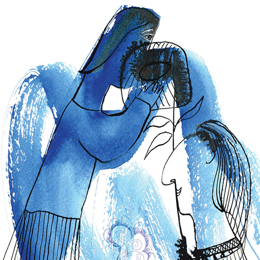 the secret, mixed media, fine art giclée print