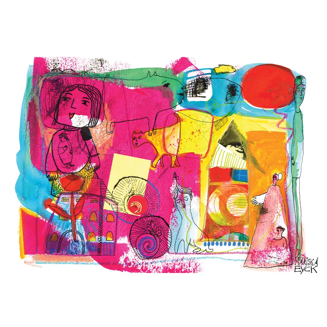 We are family,  fine art giclée print